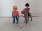 Playmobil Longeren paard, Ophalen of Verzenden, Zo goed als nieuw, Complete set