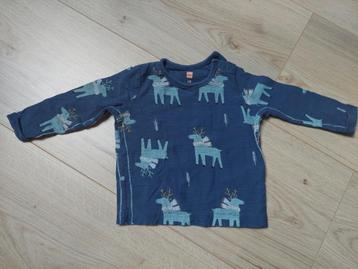 Lief shirtje met rendieren, Hema mt 68 beschikbaar voor biedingen