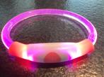 Led halsband hond, kleur: roze, Dieren en Toebehoren, Ophalen of Verzenden, Verlicht, Zo goed als nieuw