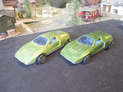 1/43 Mercedes Benz C111 - Politoys N16 medium met.-groen, Hobby en Vrije tijd, Modelauto's | 1:43, Zo goed als nieuw, Auto, Overige merken
