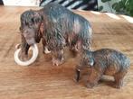 Schleich Mammoet met jong, Ophalen of Verzenden, Zo goed als nieuw, Beeldje of Figuurtje