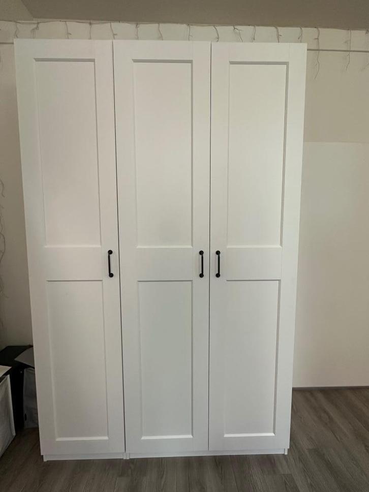 Witte Pax/ Grimo kast IKEA, Huis en Inrichting, Kasten | Kledingkasten, Zo goed als nieuw, 200 cm of meer, 50 tot 100 cm, 50 tot 75 cm