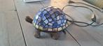 Tiffany schemerlamp- tafellamp schildpad, Huis en Inrichting, Lampen | Tafellampen, Ophalen of Verzenden, Zo goed als nieuw, Glas