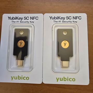 2x Nieuwe YubiKey 5C NFC - Beveiligingssleutel beschikbaar voor biedingen