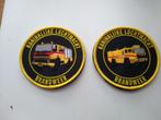 Embleem Brandweer Fire KLu RNLAF, Ophalen of Verzenden, Luchtmacht, Nederland, Embleem of Badge