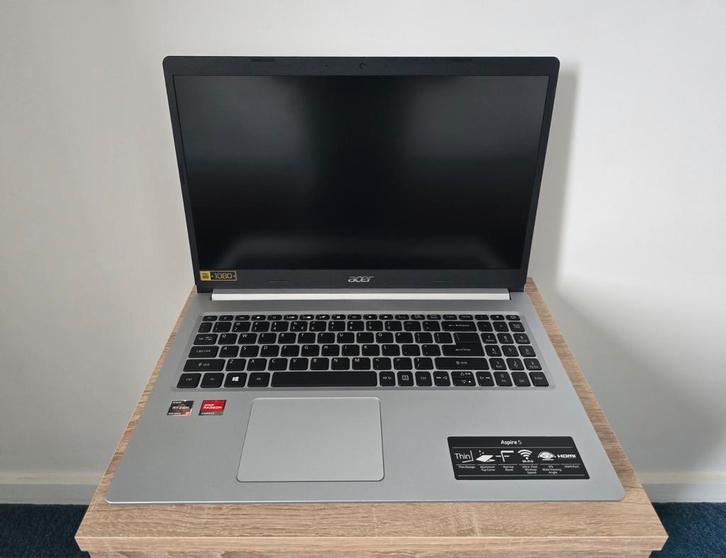 Acer Aspire AMD Ryzen 5 laptop, Computers en Software, Windows Laptops, Zo goed als nieuw, 15 inch, HDD, SSD, 2 tot 3 Ghz, 16 GB