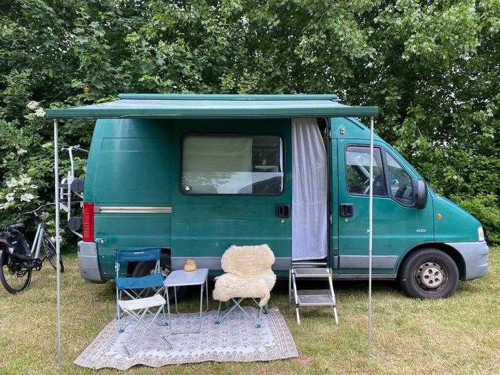 Camperbusje kampeerbusje Peugeot Boxer off grid, Caravans en Kamperen, Campers, Particulier, tot en met 2, Buscamper of Camperbus