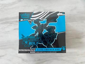 Black Bolt Elite Trainer Box - Pokemon TCG beschikbaar voor biedingen