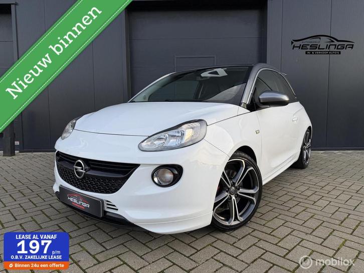 Opel ADAM 1.4 Turbo S |150PK | Recaro interieur, Auto's, Opel, Bedrijf, Te koop, ADAM, ABS, Airbags, Airconditioning, Alarm, Bluetooth