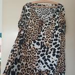Tijgerprint top glans super zacht maat xl, Kleding | Dames, Grote Maten, Ophalen of Verzenden, Zo goed als nieuw, Bruin, Shirt of Top