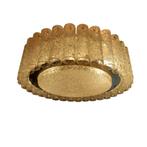 Doria Leuchten vintage plafondlamp, Huis en Inrichting, Ophalen, Gebruikt, Doria Leuchten, Glas