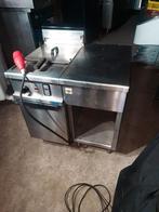Giorik frituur met zijtafel 380v, 4 liter of meer, Ophalen, Gebruikt
