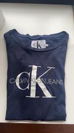 Calvin Klein Blauw T-shirt Maat S, Blauw, Ophalen of Verzenden, Zo goed als nieuw, Korte mouw