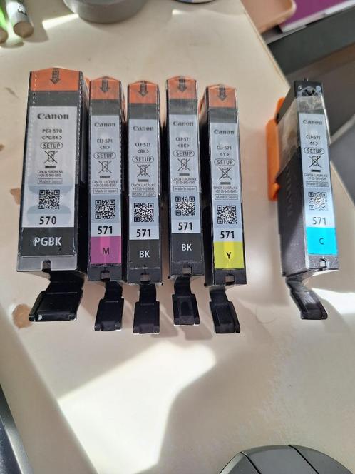 Canon PGI-570 - CLI-571: PGBK, 2x Black, Magenta, Yellow, Cy, Computers en Software, Printerbenodigdheden, Nieuw, Cartridge, Ophalen of Verzenden