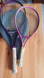 Tennisrackets (2) met hoes, Ophalen of Verzenden, Gebruikt, Racket, Overige merken
