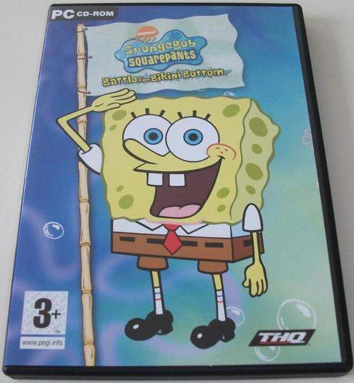 PC Game *** SPONGEBOB SQUAREPANTS *** Battle Bikini Bottom, Cd's en Dvd's, Dvd's | Kinderen en Jeugd, Zo goed als nieuw, Avontuur