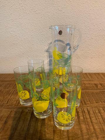 Vintage Limonadeset 1+6 Tsjecho-Slowakije (nieuw in doos) beschikbaar voor biedingen