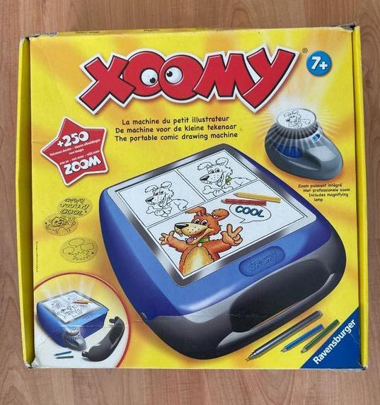 Xoomy tekenmachine Ravensburger met extra tekenvoorbeelden, Hobby en Vrije tijd, Tekenen, Gebruikt, Overige typen, Ophalen of Verzenden