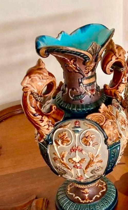 19e eeuw Wilhelm Schiller Bohemen Art Nouveau vazen., Antiek en Kunst, Antiek | Vazen, Ophalen