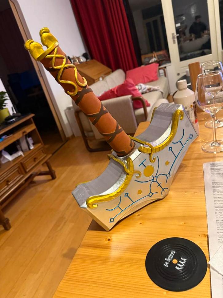 God of War Ragnarok - Mjolnir Hamer Replica, Hobby en Vrije tijd, Modelbouw | Figuren en Diorama's, Zo goed als nieuw, Ophalen of Verzenden