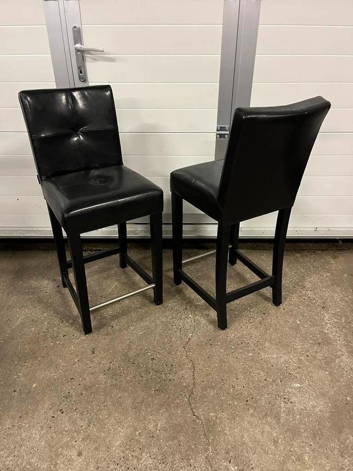 10 stuks horeca barkrukken halfhoog, mancave, kookeiland, Huis en Inrichting, Barkrukken, Gebruikt, 60 tot 90 cm, Hout, 5 krukken of meer