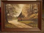 schilderij Peter Meurs, Gebruikt, Ophalen of Verzenden, Schilderij, 75 tot 100 cm