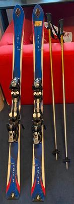 K2 Ski's (153cm) + bindingen en stokken, topvoor beginners, Ophalen, 140 tot 160 cm, Gebruikt, Carve