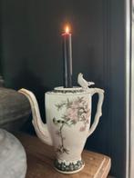 Chinese Aziatische theepot & vogel mooi als kandelaar., Ophalen of Verzenden