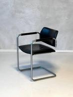 Exquis eettafelstoelen 3x vintage eetkamerstoelen prijs p/st, Gebruikt, Drie, Zwart, Vintage