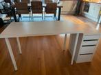 Ikea burea met ladeblok wit, Huis en Inrichting, Bureaus, Ophalen of Verzenden, Zo goed als nieuw
