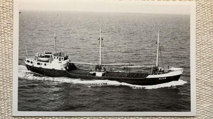 ALICE  Originele Skyfoto - G. Kuur  1953 Broërken, Verzamelen, Scheepvaart, Ophalen of Verzenden