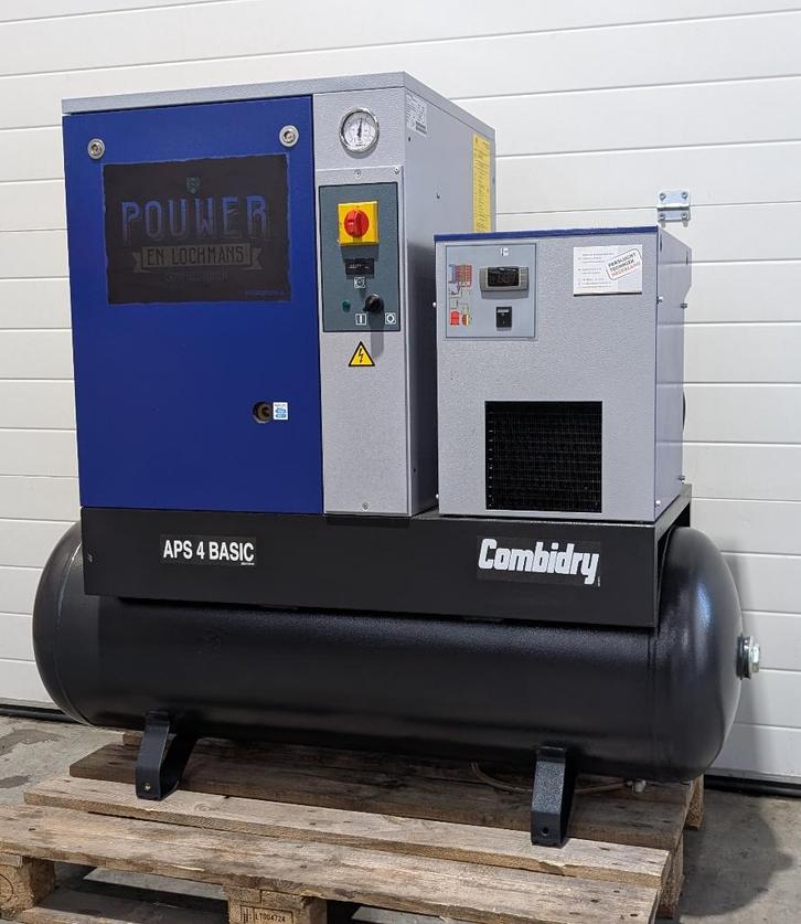 AIRPRESS / Pouwer en Lochmans APS 4D-200 SHOWROOM compressor, Doe-het-zelf en Verbouw, Compressors, Zo goed als nieuw, 10 bar of meer