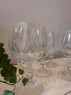 Set van 5 kristallen wijnglazen vintage jaren 70, Ophalen of Verzenden
