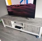 Mooie grijs/witte tv meubel, Huis en Inrichting, Kasten | Televisiemeubels, Minder dan 100 cm, Ophalen of Verzenden, 50 tot 75 cm