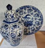 Set Delfts Blauw: Vaas & Schaal, Antiek en Kunst, Antiek | Vazen, Ophalen