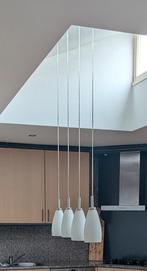 Hanglampen melkglas, Ophalen of Verzenden, Zo goed als nieuw, Minder dan 50 cm