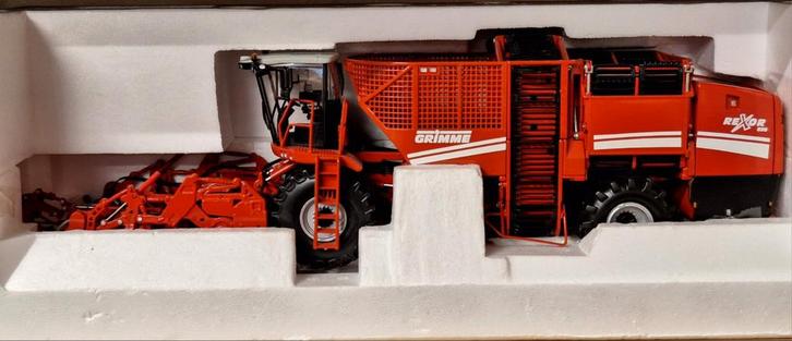 Grimme Rexor 620 6-Rijer Bietenrooier, Hobby en Vrije tijd, Modelauto's | 1:87, Zo goed als nieuw, Hijskraan, Tractor of Landbouw