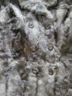 Vintage grijze bontjas, Heikant 21 Kaatsheuvel, Maat 42/44 (L), Belle Vieille Brocante, Ophalen of Verzenden