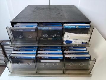 78 stuks TDK SA chrome cassettes incl. bergsysteem beschikbaar voor biedingen