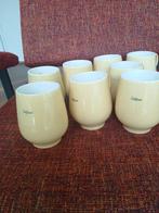 Regout Pastel Bolle buik bekers - vintage, Antiek en Kunst, Ophalen of Verzenden