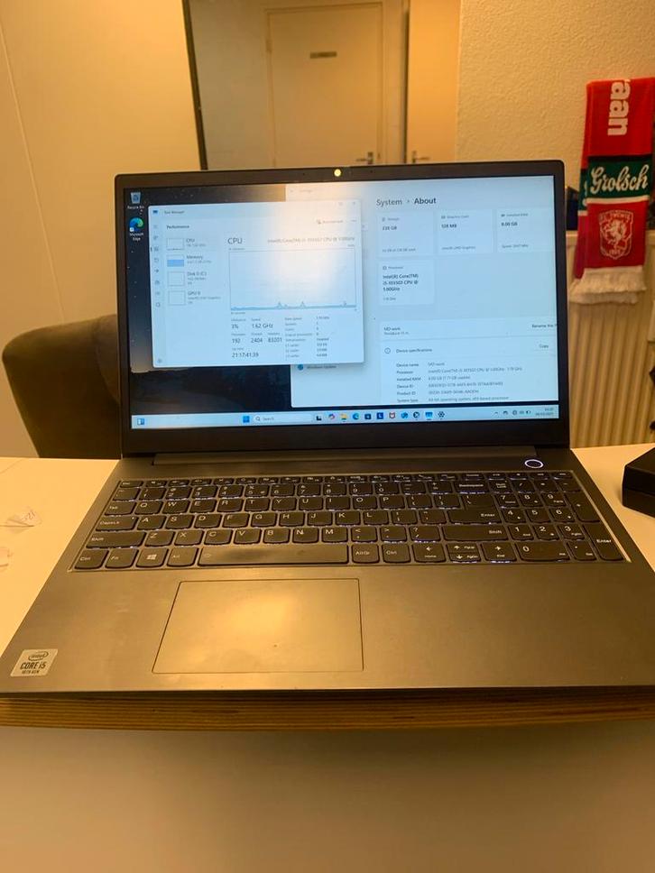Lenovo Thinkbook 15 - Betrouwbare Laptop, Computers en Software, Windows Laptops, Gebruikt, 15 inch, SSD, Minder dan 2 Ghz, 8 GB