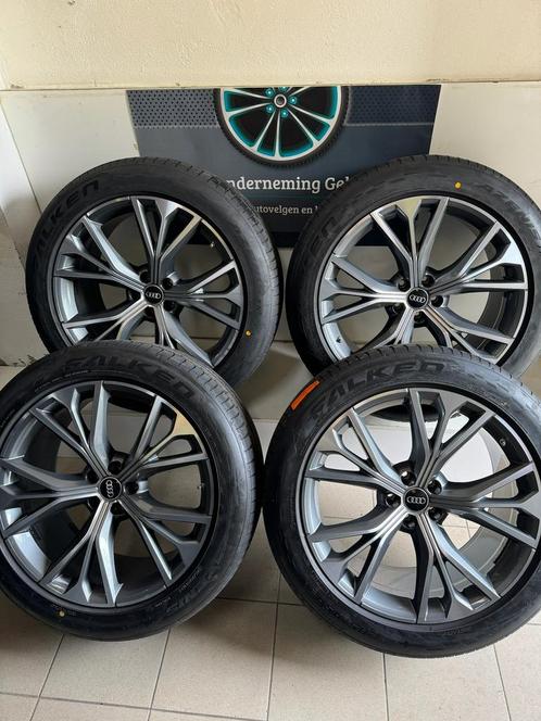 Audi Q8 21 inch velgen met nieuwe zomerbanden, Auto-onderdelen, Banden en Velgen, Banden en Velgen, Zomerbanden, 21 inch, 285 mm