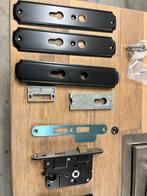 Veiligheidsbeslag zwart - Compleet!, Ophalen of Verzenden, Nieuw, Koper of Messing, Klink of Kruk