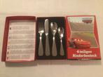Kind bestek set van 4 in doosje van Cars Bliksem, Ophalen of Verzenden, Zo goed als nieuw, Rvs of Chroom, Vaatwasserbestendig