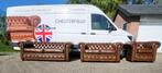 Origineel Engels Chesterfield bankstel model Hampshire cogna, Ophalen, Gebruikt, 75 tot 100 cm
