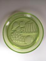 Fruitschaal Uranium Glas, Ophalen of Verzenden