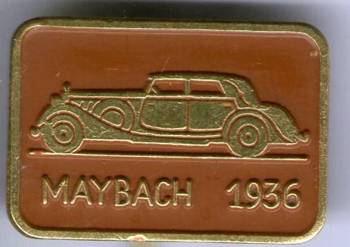Maybach 1936 bruin op koper oldtimer auto speldje ( B_147a ), Verzamelen, Speldjes, Pins en Buttons, Nieuw, Speldje of Pin, Transport