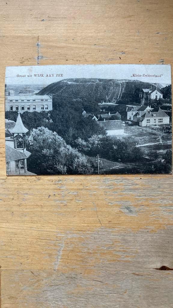 Groet uit WIJK AAN ZEE.  “Klein-Zwitserland”  1924., Verzamelen, Ansichtkaarten | Nederland, Noord-Holland, 1920 tot 1940, Ophalen of Verzenden