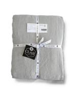 100% linnen dekbedovertrek 260x240 met slopen Light Grey, Dekbedovertrek, Ophalen of Verzenden, Grijs, Nieuw