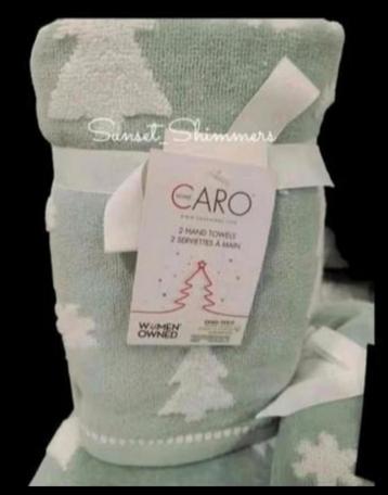 Caro Home 2 superzachte handdoeken kerst nieuw. beschikbaar voor biedingen